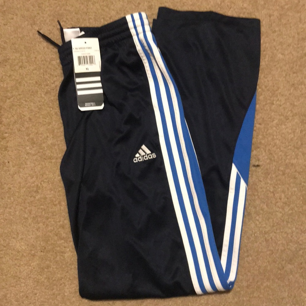 Adidas sweatpants.